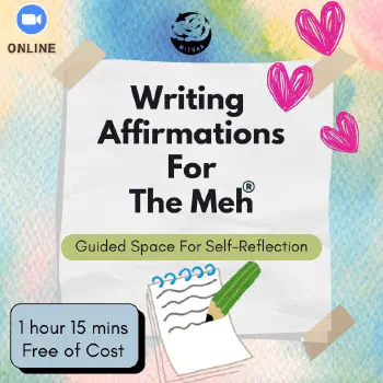 Writing Affirmations For The Mehβ (Everyday Concerns Support Group) | Image